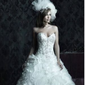 Allure Couture C229 Ivory And Silver Wedding Dress - image 1